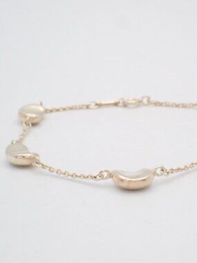 Tiffany & Co. Elsa Peretti 5-Bean Bracelet 925 ~7.5"